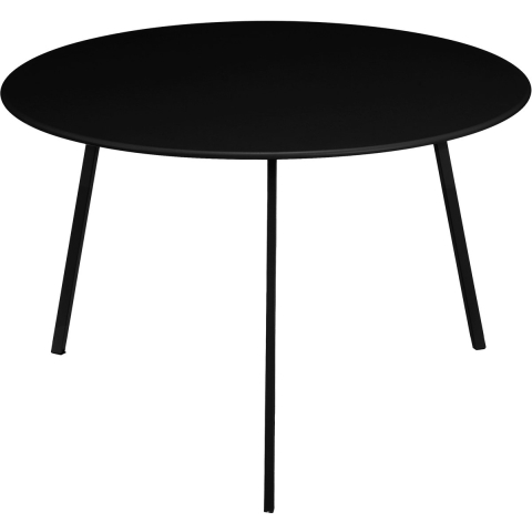 Mica Decorations Seatle Bijzettafel voor Buiten - H38 xØ58 cm - Metaal - Zwart