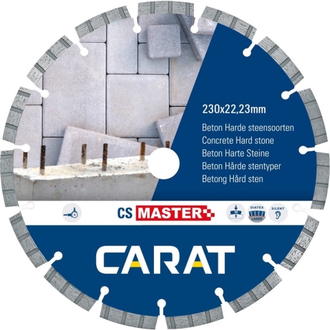 Carat CS MASTER Diamantschijf beton/hard steen 150x22,23mm - CSM1509000