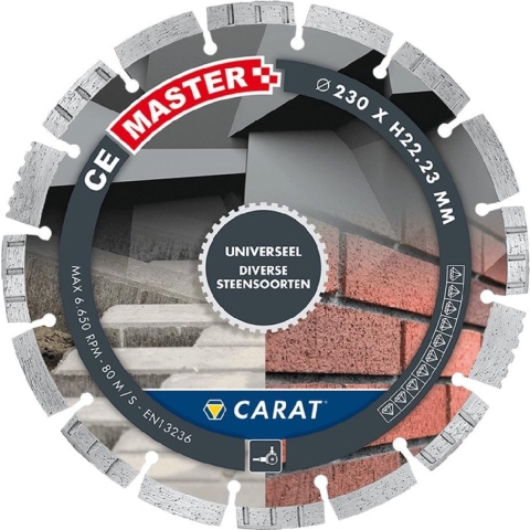 Carat CE MASTER Diamantschijf universeel 140x22,23mm - CEM1403000
