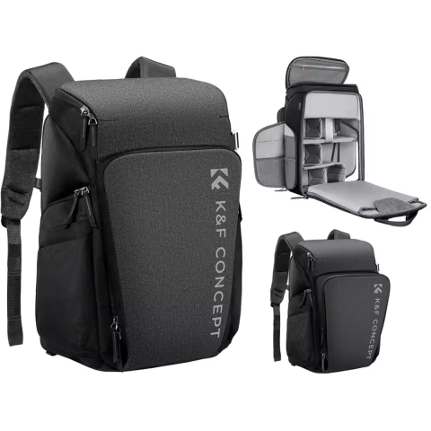 K&F Concept Alpha Air Camera Rugzak 25L - Zwart/Grijs