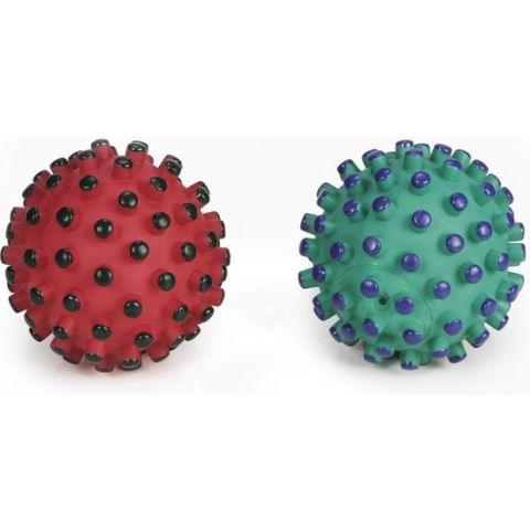 Beeztees Stekelbal - Hondenspeelgoed - Vinyl - Groot - 12x12x12 cm