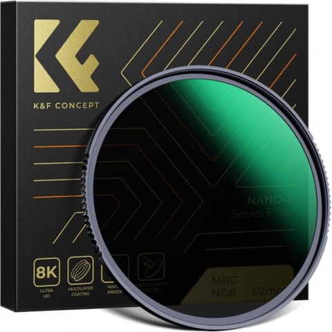 K&F Concept ND8 Filter Nano X - 3 stops grijsfilter - 72mm