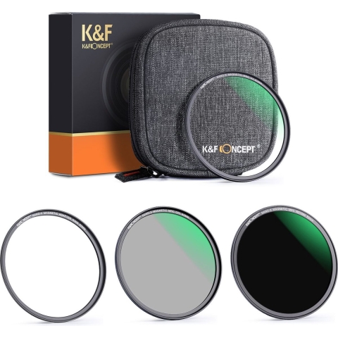 K&F Concept Magnetische lensfilter-kit CPL-ND-UV Nano X 95mm
