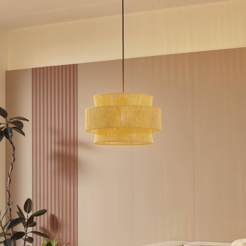 Lindby - Anuva Hanglamp Ø45 Naturel