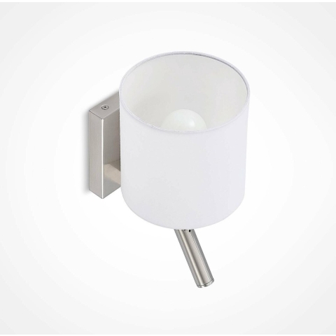 Lucande - BrinjaWandlamp White/Chrome