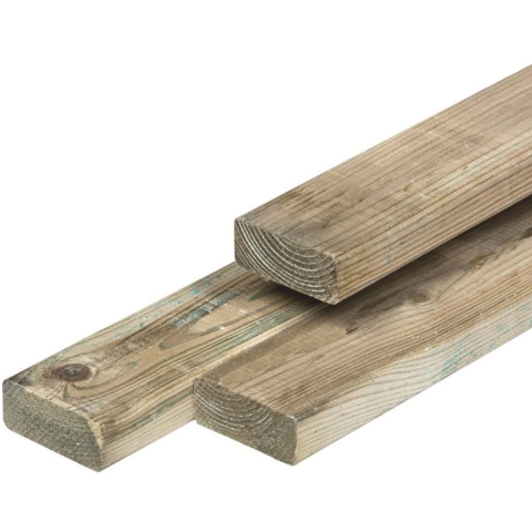 Regel Midden-Europees grenen 2,8x7,0x400 cm Tuindeco - Tuindeco