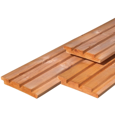Triple profiel Red Class Wood 2,2x14,0x360 cm Tuindeco - Tuindeco