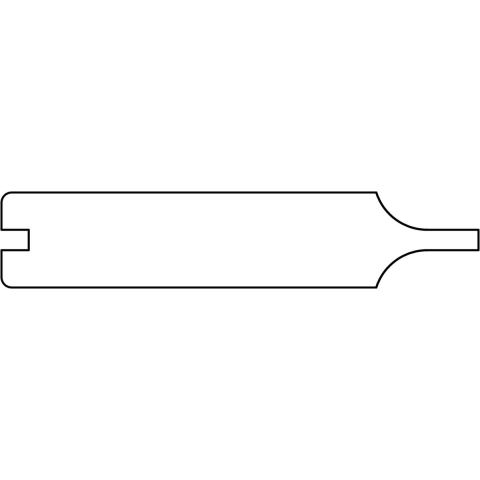 Dubbel rabat Midden-Europees grenen 2,8x14,0x300 cm Tuindeco - Tuindeco