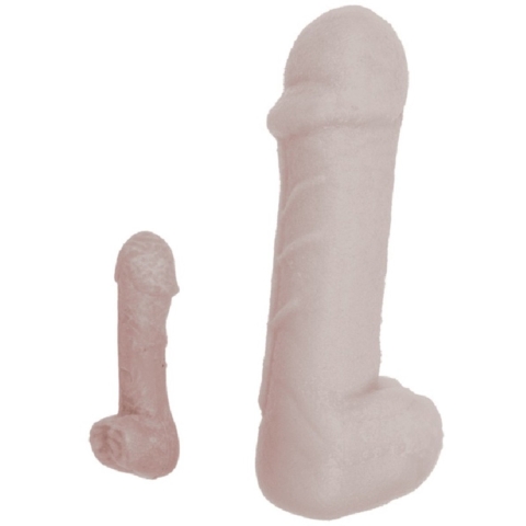 Groeiende mini penis - 12x - 2,5 x 5,5 cm- Vrijgezellenfeest - fun piemel - gadget -