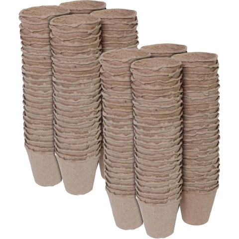 Stekpotje / kweekpot - 192x stuks - 6 cm - turfpotjes -