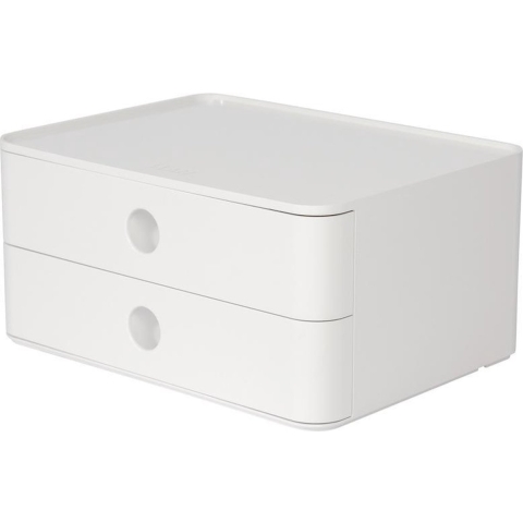 HAN HA-1120-12 Smart-box Allison Met 2 Lades Sneeuw Wit, Stapelbaar