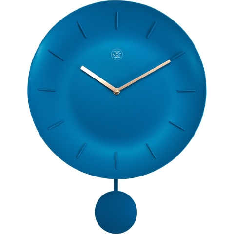 NeXtime NX-7339TQ Wandklok NXt Bowl Ø 30 Cm Turquoise