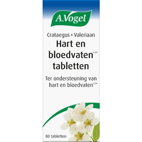 Gratis Verzending: A.Vogel Crataegus Hart en bloedvaten 80 tabletten
