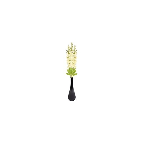 Kunstbloem Ridderspoor/delphinium Roland - 5x - 87 cm - wit - kunst zijdebloemen -
