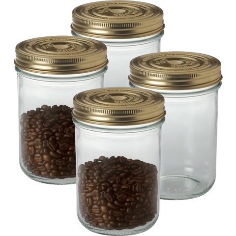 Weckpot/inmaakpot - 4x - met schroefdeksel - 750 ml - Le Parfait -