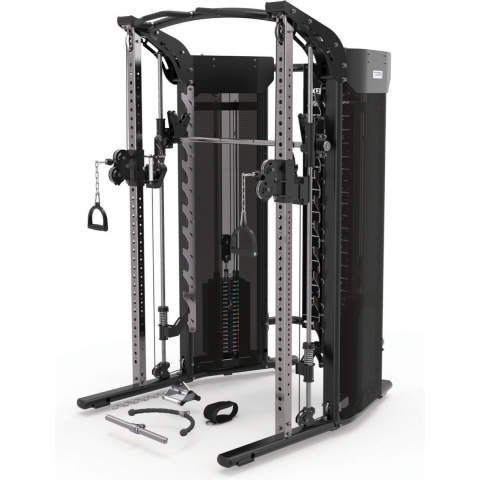 Toorx Professional ASX-7000 3-in-1 Dual Pulley Smith Machine&Rack