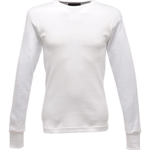 Ragetta RG112 Thermal Long Sleeve Vest - White - L