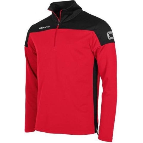 Stanno 408015 Pride 1/4 Zip Top - Red-Black - XXL