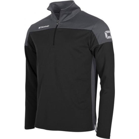 Stanno 408015K Pride 1/4 Zip Top Kids - Black-Anthracite - 128