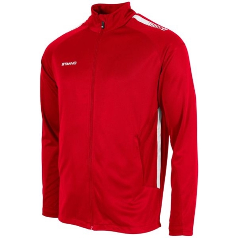 Stanno 408025 First Full Zip Top - Red-White - L