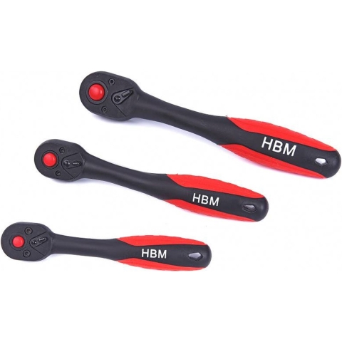 HBM 3/8"PROFI PREMIUM ratel 72-tands