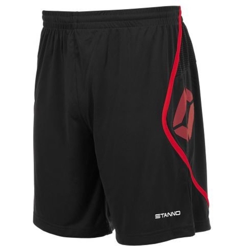 Stanno 420117 Pisa Short - Black-Red - XXXL