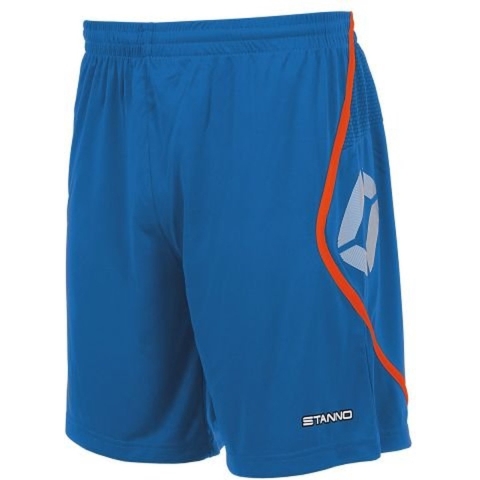 Stanno 420117K Pisa Short Kids - Blue-Shocking Orange - 128