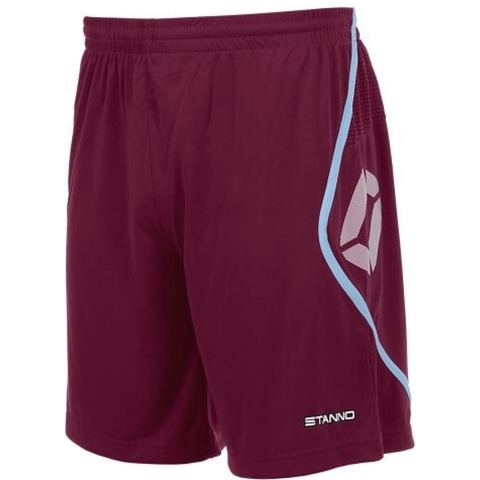 Stanno 420117K Pisa Short Kids - Maroon-Sky Blue - 140