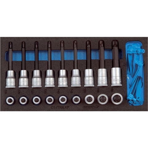 Gedore Doppenset 1/2" Torx kort/lang - 2308940