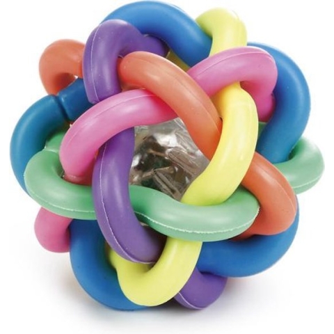 Beeztees Lichtbal+Knipperlicht - Kattenspeelgoed - 6 cm