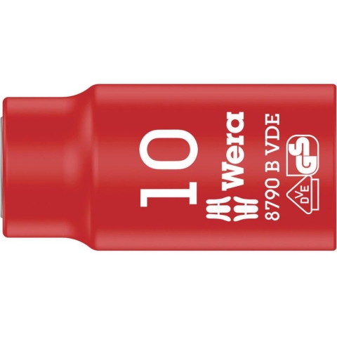 Wera 8790 B Zyklop VDE doppen, geïsoleerd, voorzien van 3/8" aandrijving, 10.0 x 46.0 mm - 1 stuk(s) - 05004954001