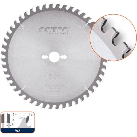 Rotec HM super-bouwzaagblad, ø160x2,8x20mm Z=24 WZ - 5531010