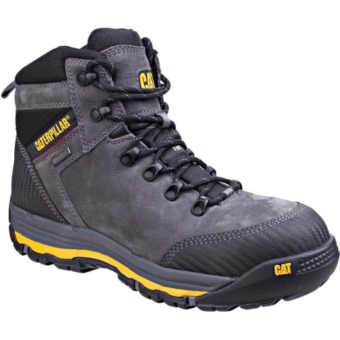 CAT Munising P720161 Hoog S3 | Werkschoen | Grijs | Maat 44 - 00.030.013.44 00.030.013.44