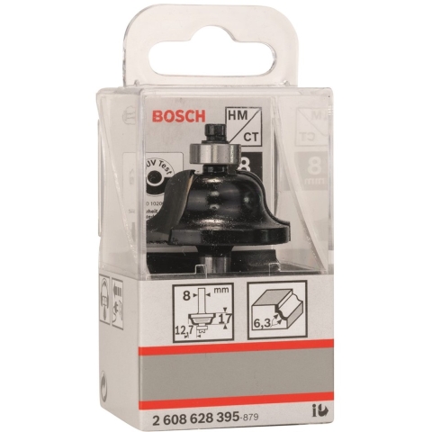 Bosch Accessoires Paneelfrees B 8 mm, R1 6,3 mm, B 12,7 mm, L 17,4 mm, G 61 mm 1st - 2608628395
