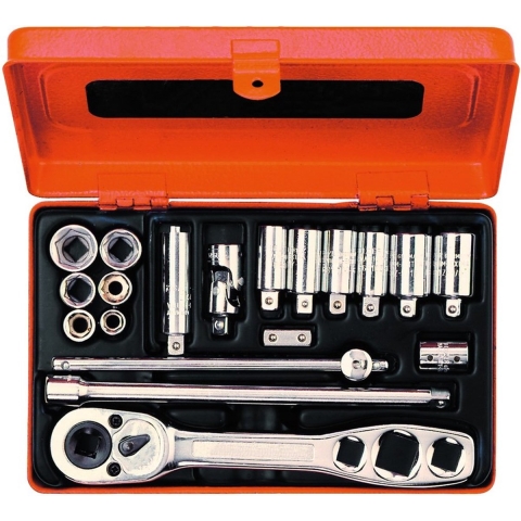 Bahco 1/4" dopsleutelset koeltechniek | R6725ZK
