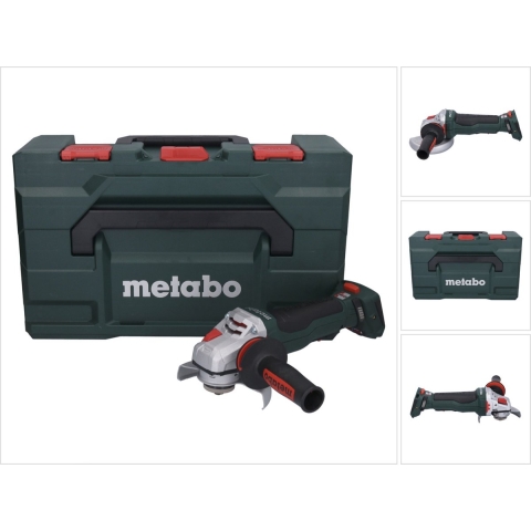 Metabo WPBA 18 LTX BL 15-125 Quick DS | Accu Haakse Slijper | 18V | 125mm | Zonder accu en lader | in metaBOX 601734840