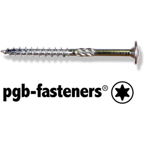 pgb-Europe PFS+ | PFS flenskophoutschroef T40 Ø 8x140 Zn | 50 st PFETTG001008001403