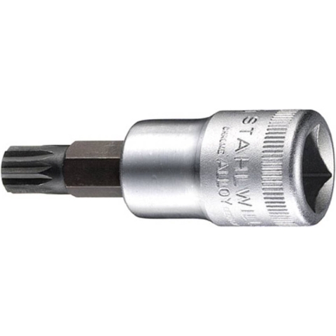Stahlwille Dopsleutelbit | 1/2 inch binnen-veeltand | M12 | lengte 60 mm | 1 stuk - 03060012 03060012