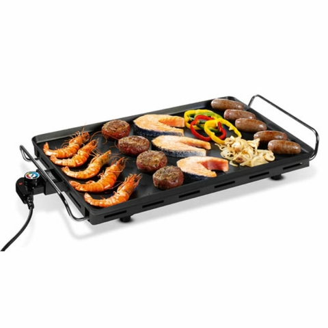 Princess Bakplaat 102325 - Table Chef Classic - Grillplaat - Gourmet - 60x36 cm - 2500W - 2 meter snoer - Regelbare thermostaat - Voor 8 tot 10 personen - Teppanyaki