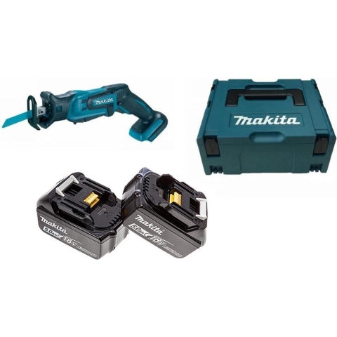 Makita DJR183RTJ Accu Reciprozaag 18V 5.0Ah in Mbox