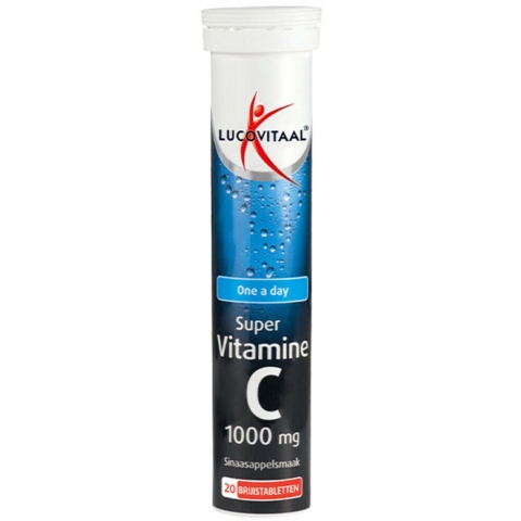 Gratis Verzending: 6x Lucovitaal Vitamine C 1000mg 20 bruistabletten