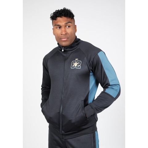 Gorilla Wear Devon Trainingsjas - Grijs/Blauw - S