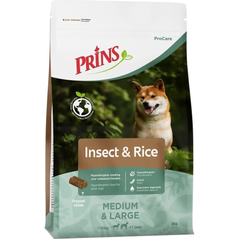Prins ProCare w/Insect & Rice hondenvoer 2 x 12 kg
