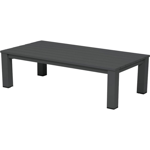 Lincoln lounge tafel 140x70 carbon black - Garden impressions