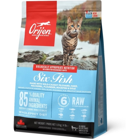 Orijen Kattenvoer Whole Prey Six Fish 1,8 kg