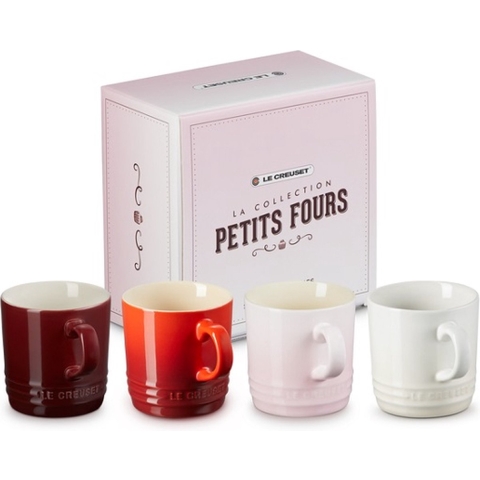 LE CREUSET - Petit Fours - Koffiebekers 0,20l 4-dlg