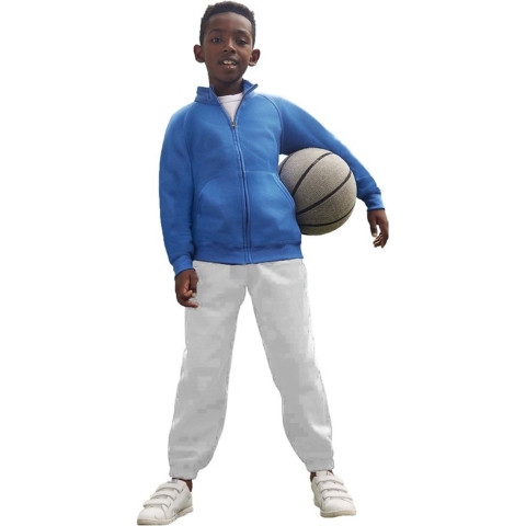 Joggingbroek/sportbroek grijs voor kinderen 5-6 jaar (110/116) -