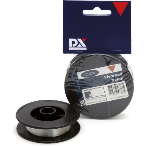 Visdraad / visdraden - 4x stuks - 0,3 mm x 100 m - op rol - nylon draad -