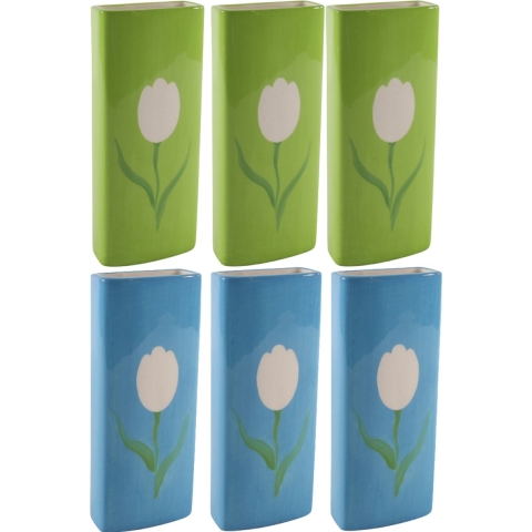 Set Radiatorbak waterverdampers 6x stuks - porselein - 20 x 8 cm -