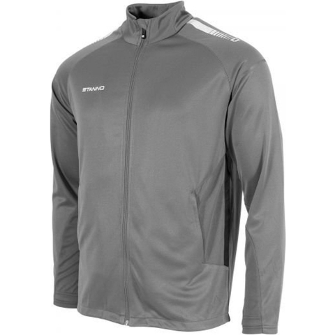Stanno 408025 First Full Zip Top - Grey-Black - L